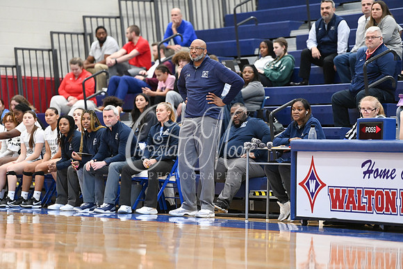 6A Marietta vs 6A North Paulding during Region 5 semi-finals girls basketball tournament
