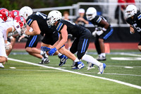 Football action from Class A Division I Mount Paran vs Mount Pisgah