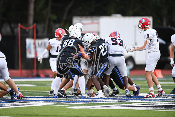 Football action from Class A Division I Mount Paran vs Mount Pisgah