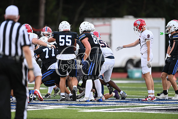 Football action from Class A Division I Mount Paran vs Mount Pisgah