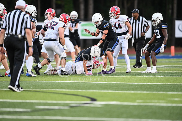 Football action from Class A Division I Mount Paran vs Mount Pisgah