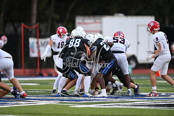 Football action from Class A Division I Mount Paran vs Mount Pisgah