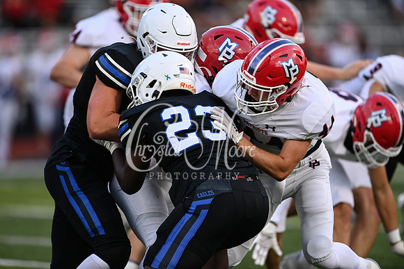 Football action from Class A Division I Mount Paran vs Mount Pisgah