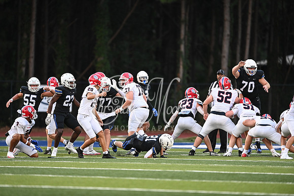 Football action from Class A Division I Mount Paran vs Mount Pisgah