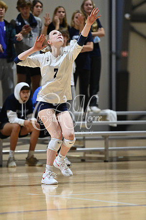 Pace Academy vs Gordon Lee High School during 2021 GHSA State 2A-1A Public Volleyball State Championship