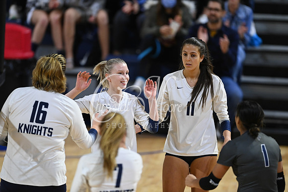 Pace Academy vs Gordon Lee High School during 2021 GHSA State 2A-1A Public Volleyball State Championship