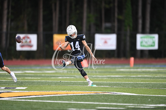 Football action from Class A Division I Mount Paran vs Mount Pisgah