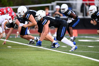 Football action from Class A Division I Mount Paran vs Mount Pisgah