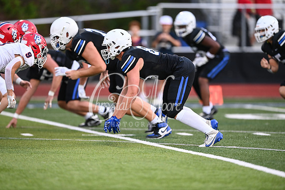 Football action from Class A Division I Mount Paran vs Mount Pisgah