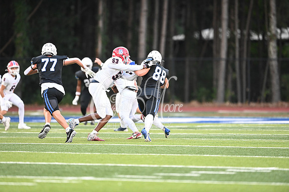 Football action from Class A Division I Mount Paran vs Mount Pisgah