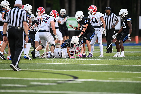 Football action from Class A Division I Mount Paran vs Mount Pisgah