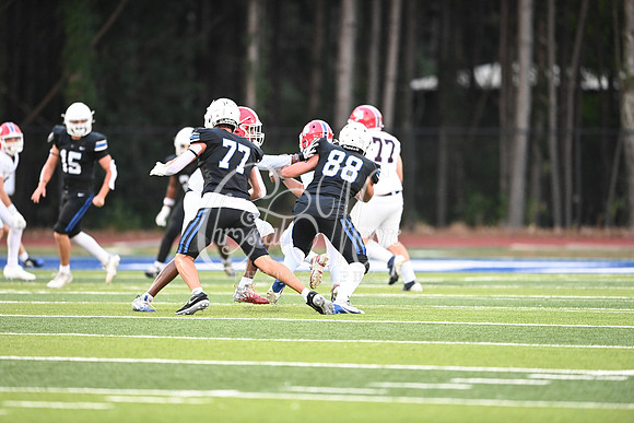 Football action from Class A Division I Mount Paran vs Mount Pisgah