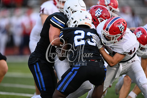 Football action from Class A Division I Mount Paran vs Mount Pisgah