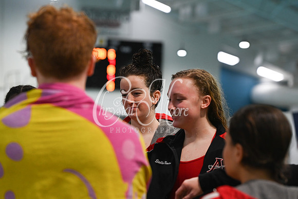 Allatoona High School Swim Team during Campbell Meet