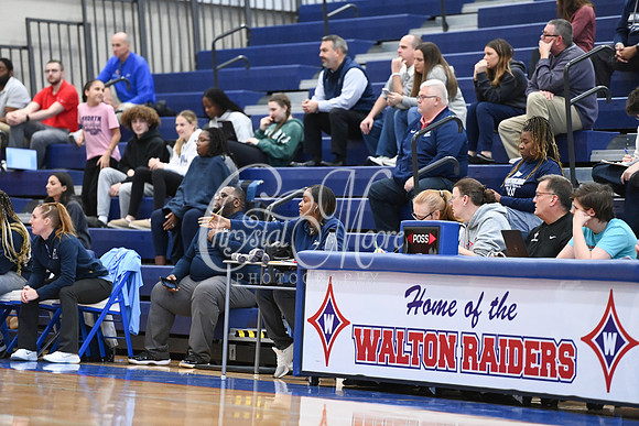 6A Marietta vs 6A North Paulding during Region 5 semi-finals girls basketball tournament