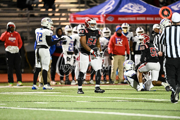 Hillgrove vs Peachtree Ridge during second round GHSA 6A State Football Playoffs