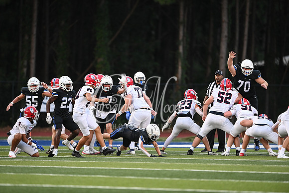 Football action from Class A Division I Mount Paran vs Mount Pisgah