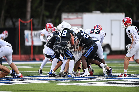 Football action from Class A Division I Mount Paran vs Mount Pisgah