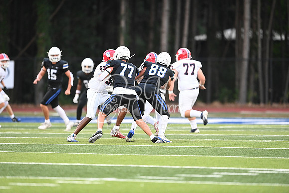Football action from Class A Division I Mount Paran vs Mount Pisgah