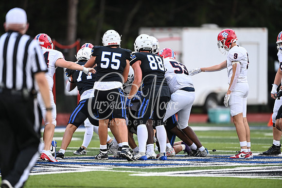 Football action from Class A Division I Mount Paran vs Mount Pisgah