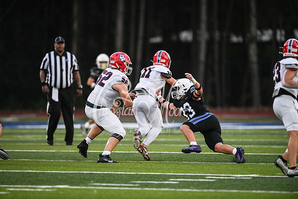 Football action from Class A Division I Mount Paran vs Mount Pisgah