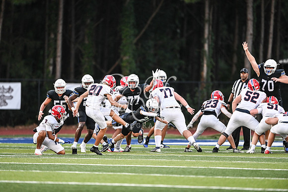 Football action from Class A Division I Mount Paran vs Mount Pisgah