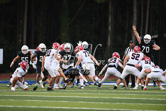 Football action from Class A Division I Mount Paran vs Mount Pisgah